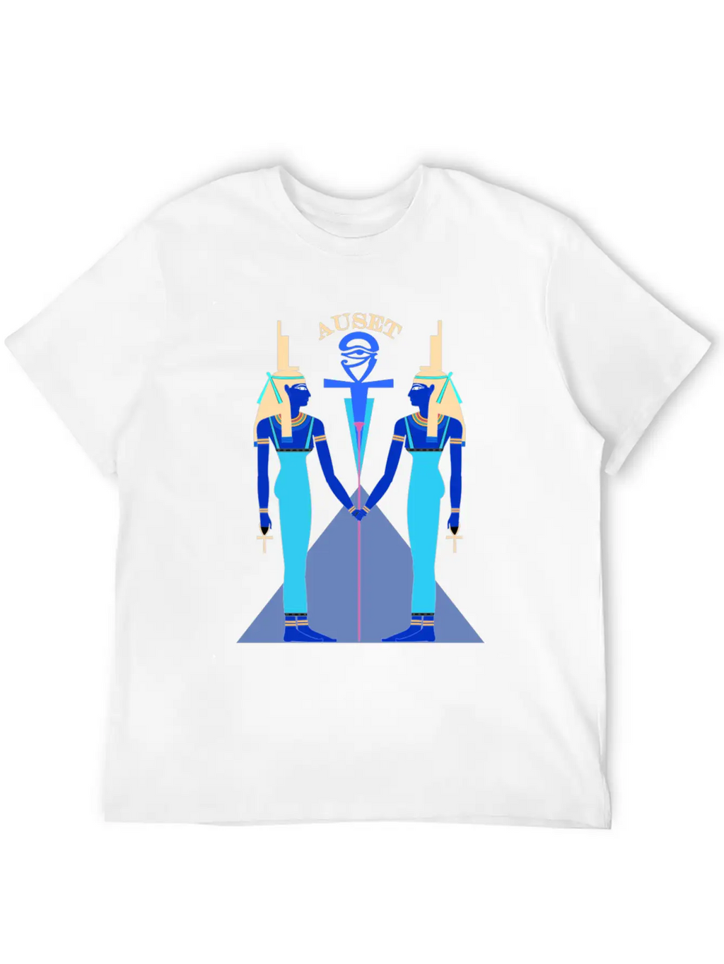 Auset Esoteric Psychedelic T Shirt All Seeing Eye Awakening Breathable Soft Cotton T-Shirt – Timeless Casual Look