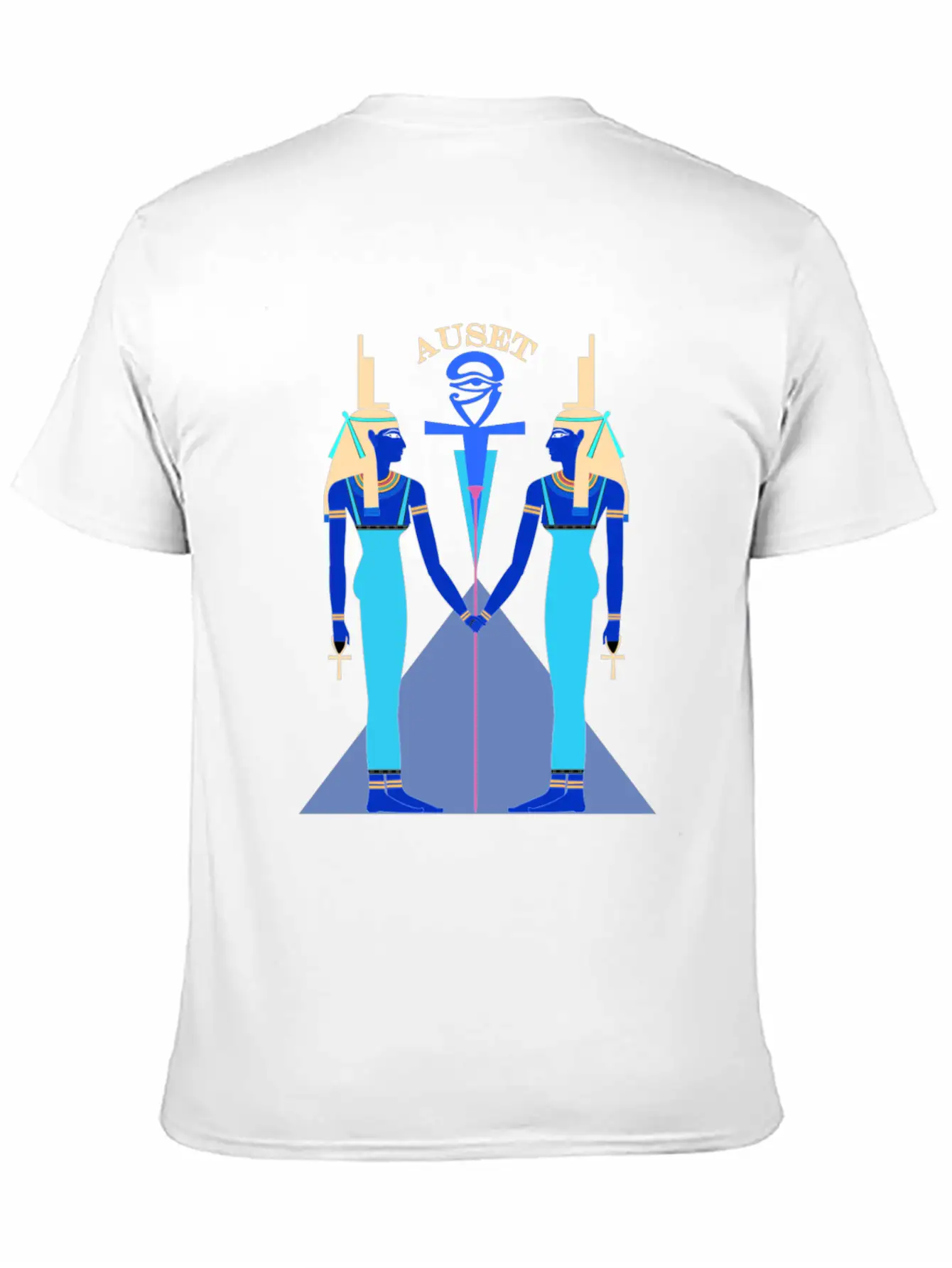 Auset Esoteric Psychedelic T Shirt All Seeing Eye Awakening Breathable Soft Cotton T-Shirt – Timeless Casual Look