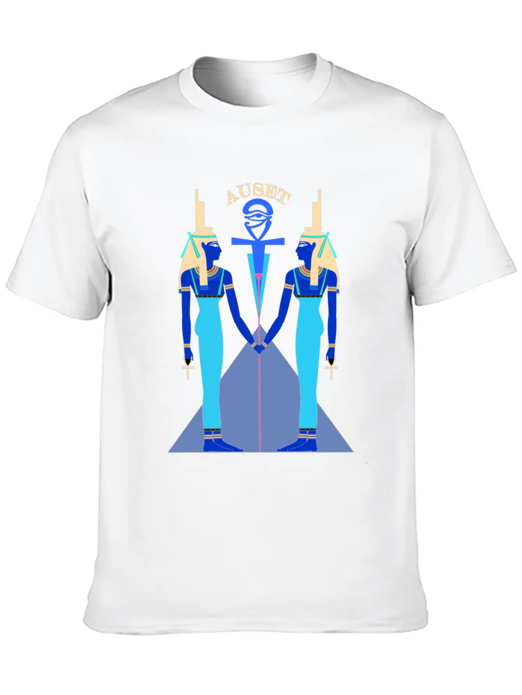 Auset Esoteric Psychedelic T Shirt All Seeing Eye Awakening Breathable Soft Cotton T-Shirt – Timeless Casual Look