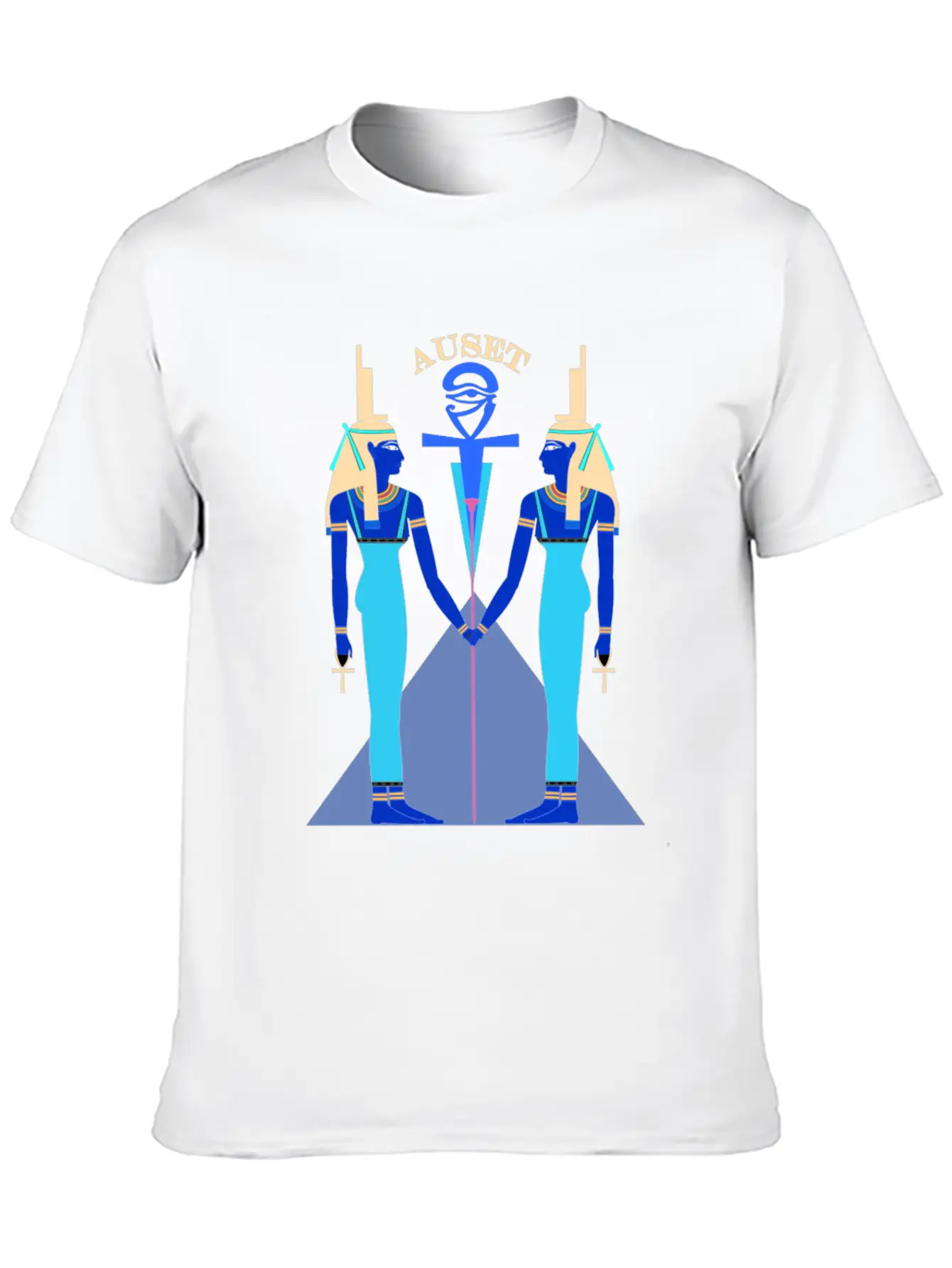 Auset Esoteric Psychedelic T Shirt All Seeing Eye Awakening Breathable Soft Cotton T-Shirt – Timeless Casual Look