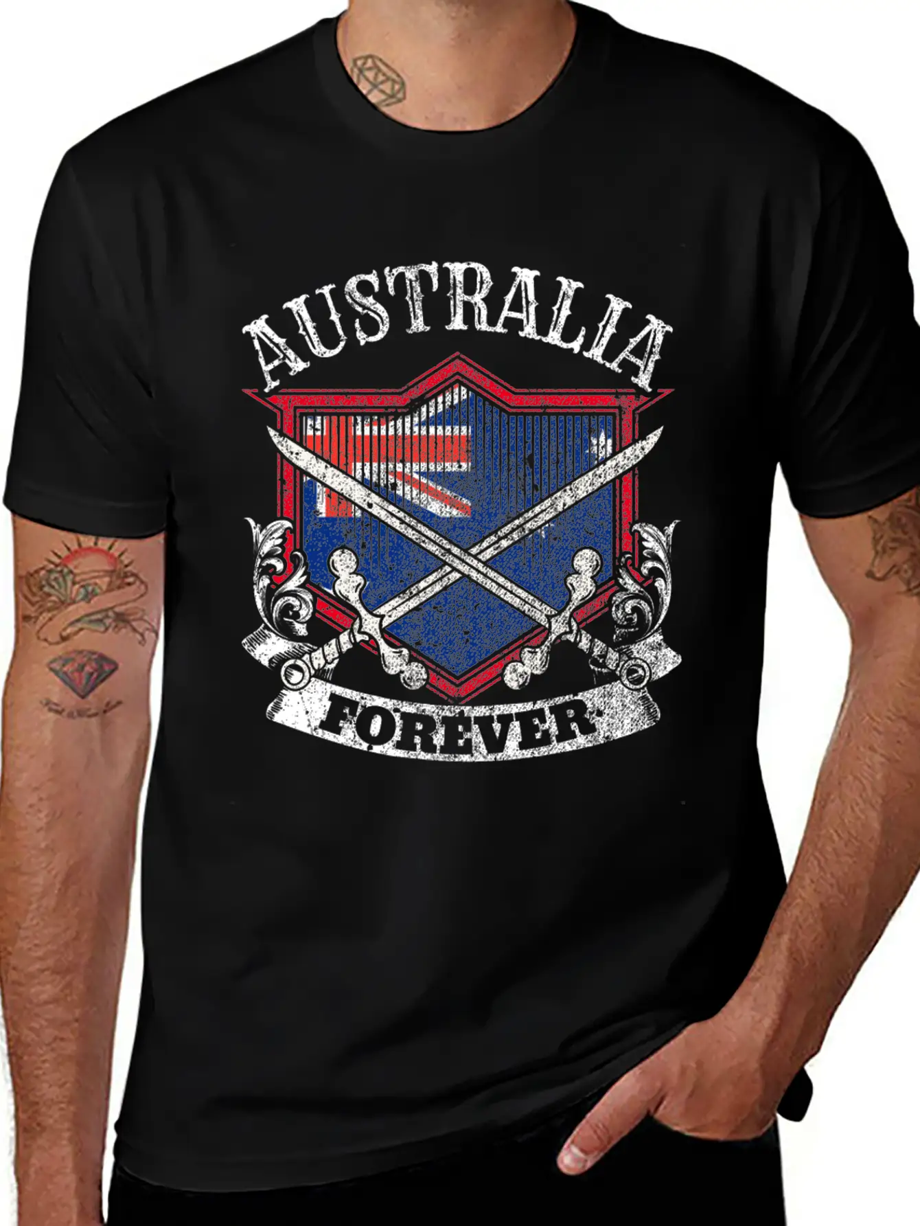 Australia For Always Land Gift Basic Graphic T-Shirt – Daily Comfort In Soft Cotton