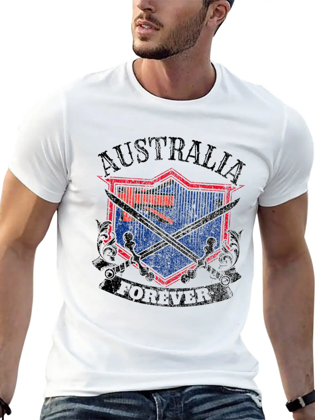 Australia For Always Land Gift Basic Graphic T-Shirt – Daily Comfort In Soft Cotton