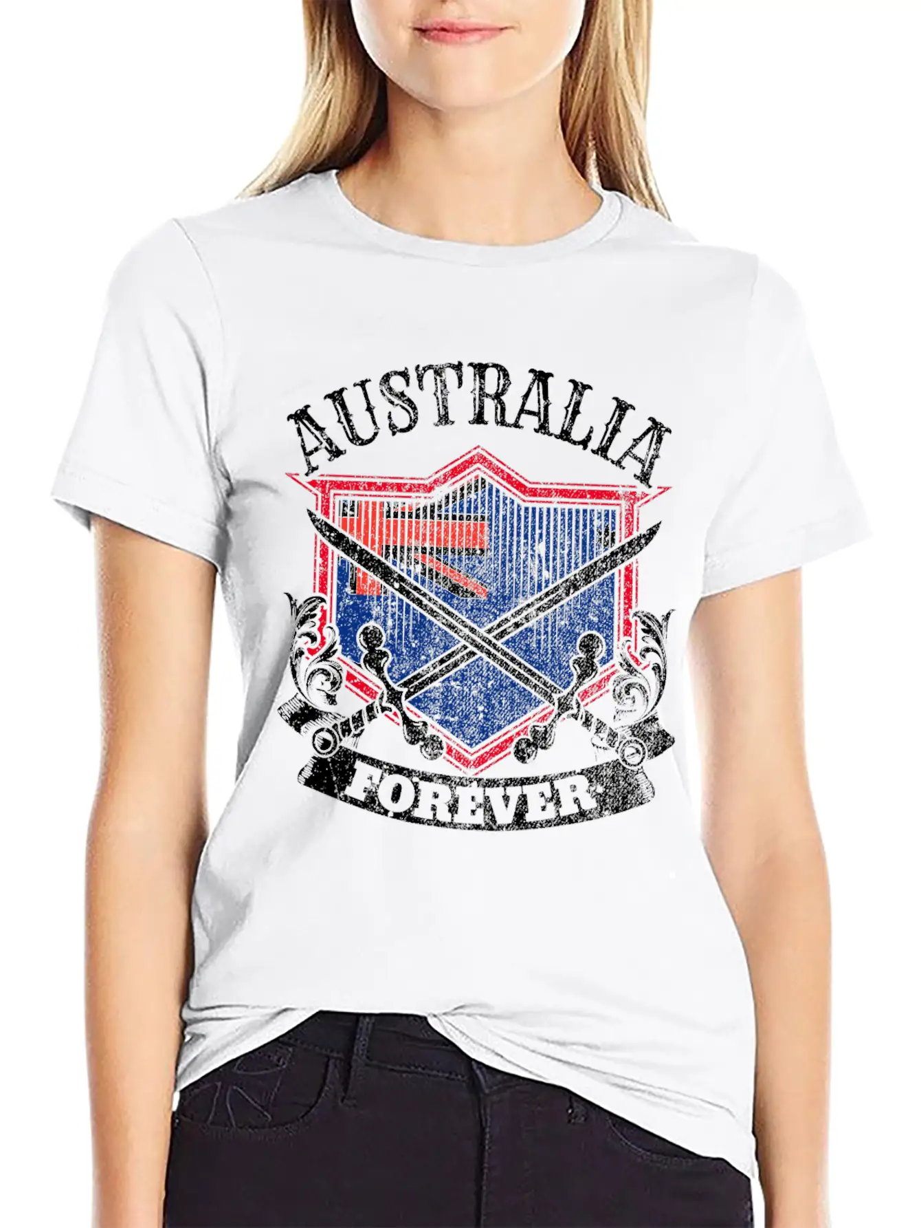 Australia For Always Land Gift Basic Graphic T-Shirt – Daily Comfort In Soft Cotton
