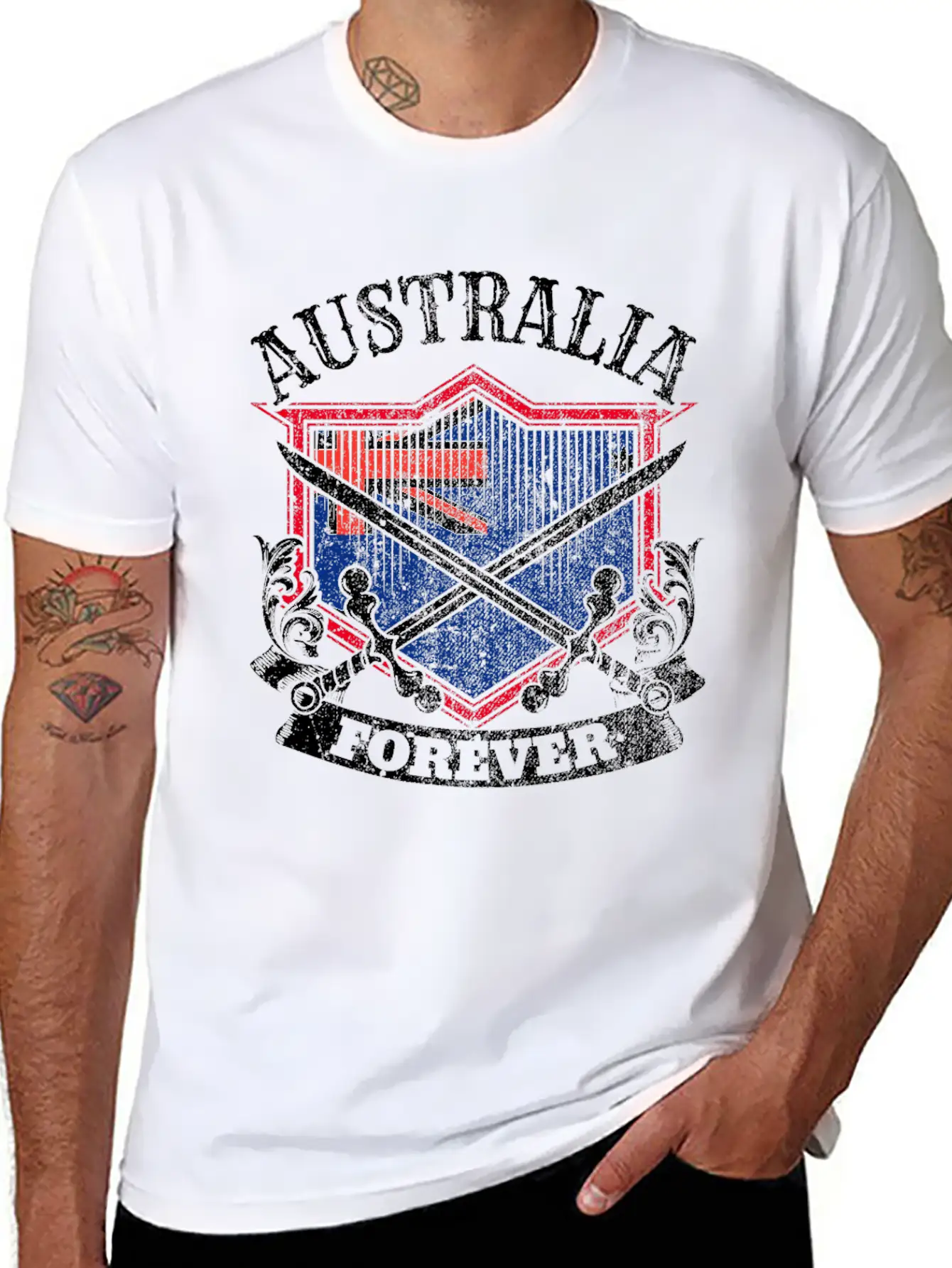 Australia For Always Land Gift Basic Graphic T-Shirt – Daily Comfort In Soft Cotton