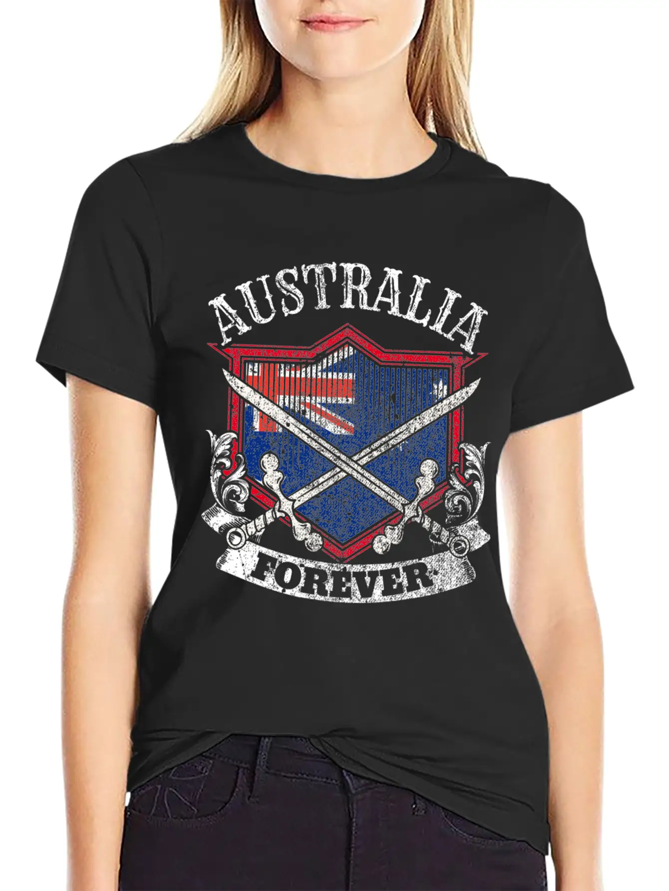 Australia For Always Land Gift Basic Graphic T-Shirt – Daily Comfort In Soft Cotton