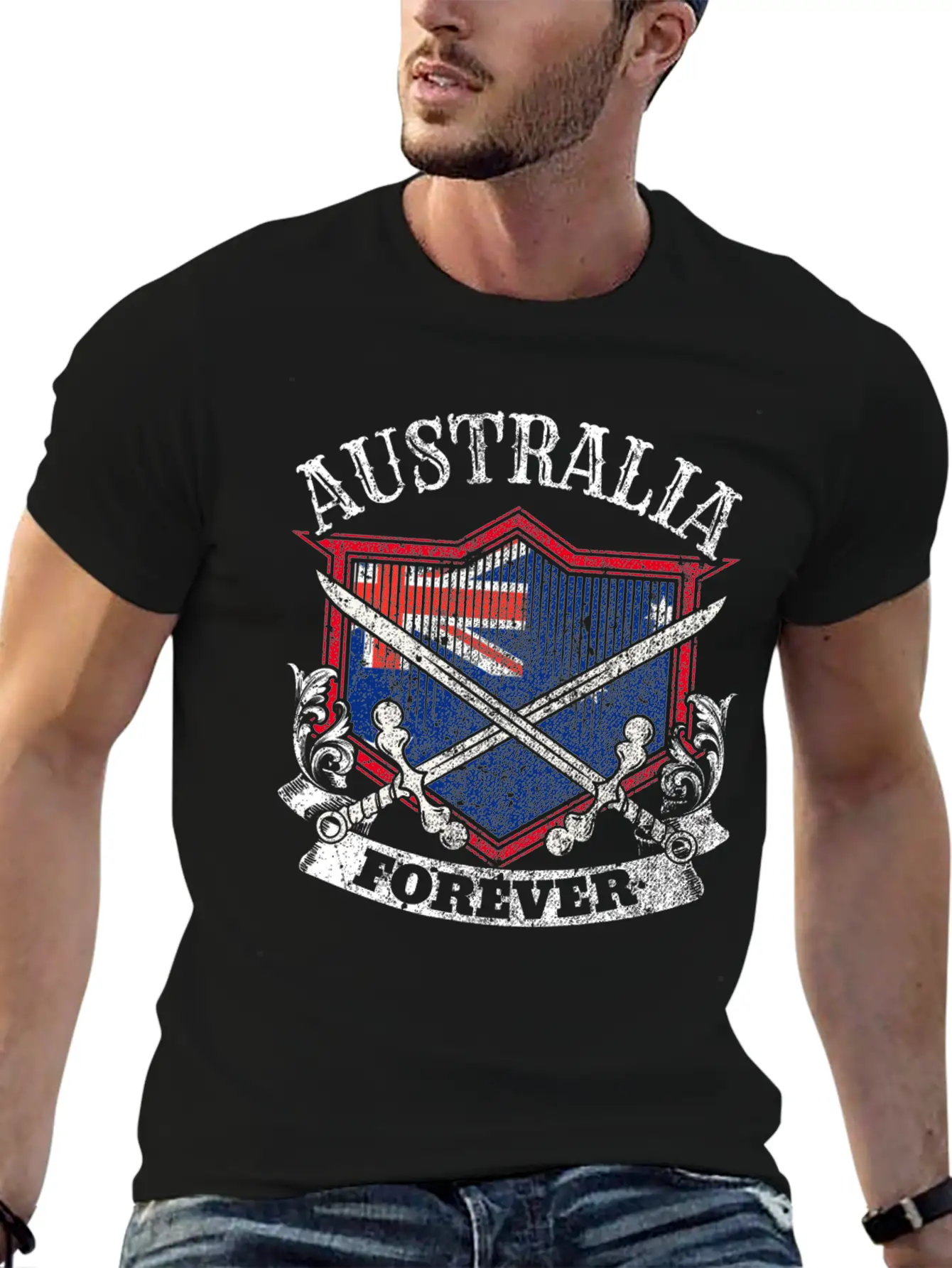 Australia For Always Land Gift Basic Graphic T-Shirt – Daily Comfort In Soft Cotton