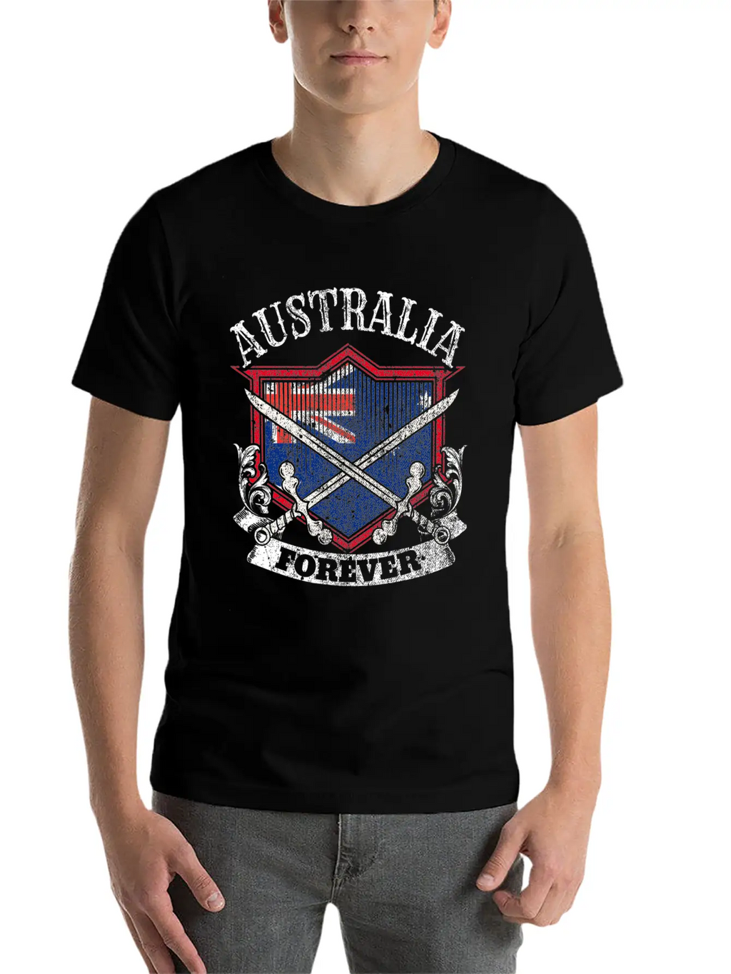 Australia For Always Land Gift Basic Graphic T-Shirt – Daily Comfort In Soft Cotton