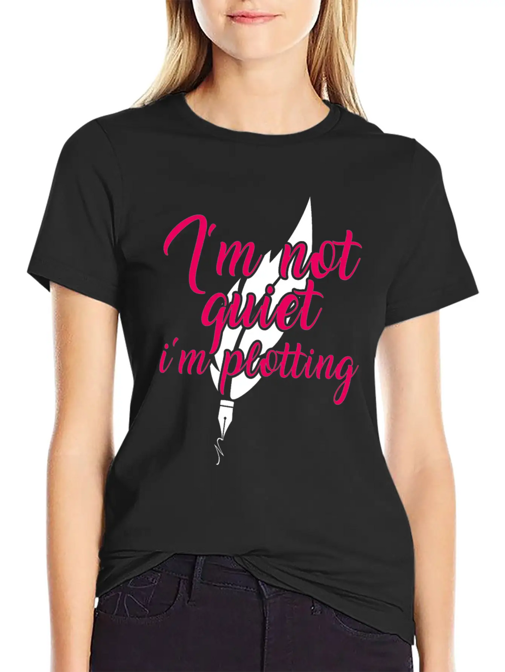 Author Book Writer Literature Bookworm Writing Basic Graphic T-Shirt – Daily Comfort In Soft Cotton