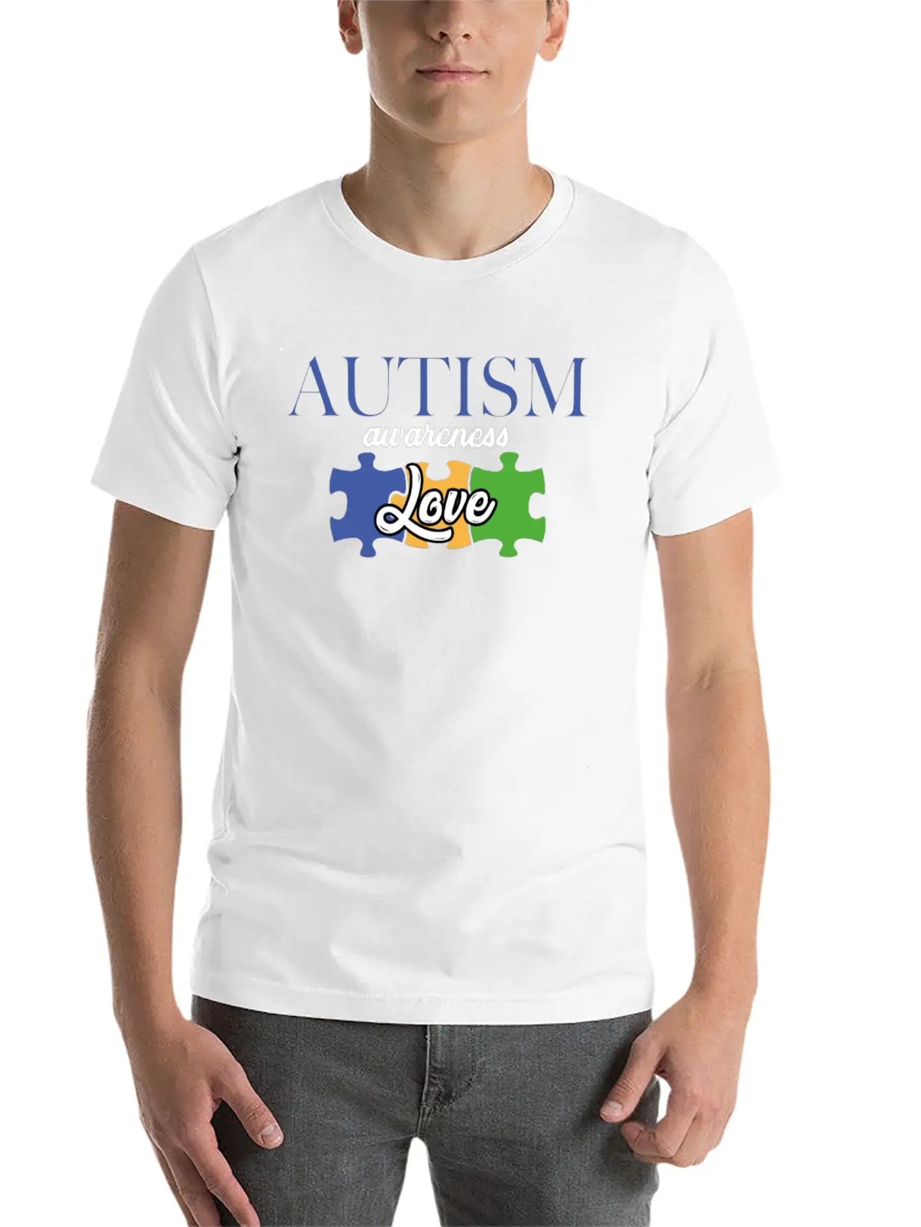 Autism Awareness Classic Cotton Tee – Unisex Comfort For Any Season