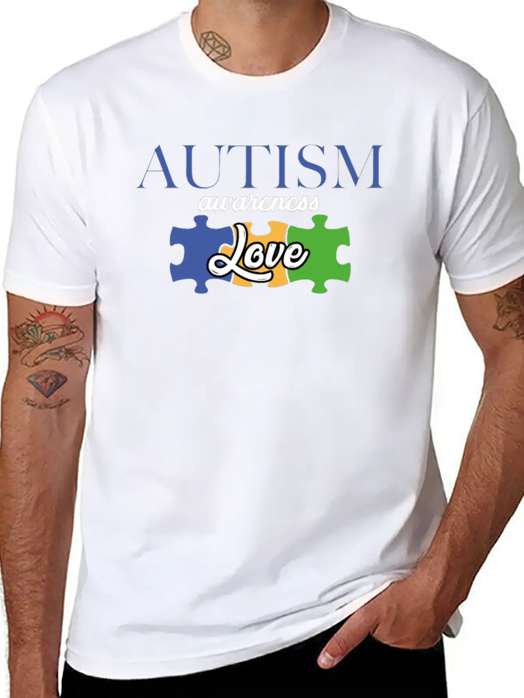 Autism Awareness Classic Cotton Tee – Unisex Comfort For Any Season