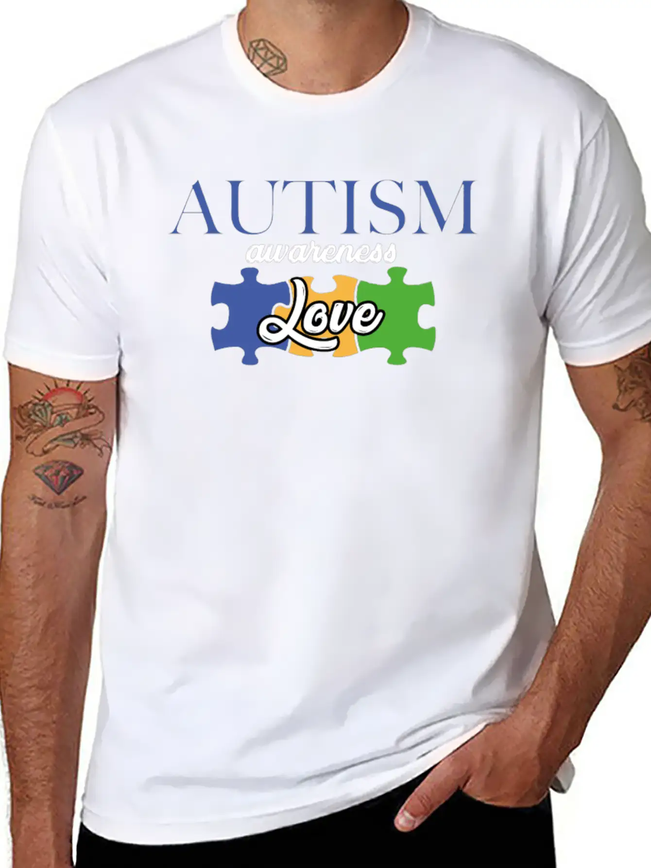 Autism Awareness Classic Cotton Tee – Unisex Comfort For Any Season