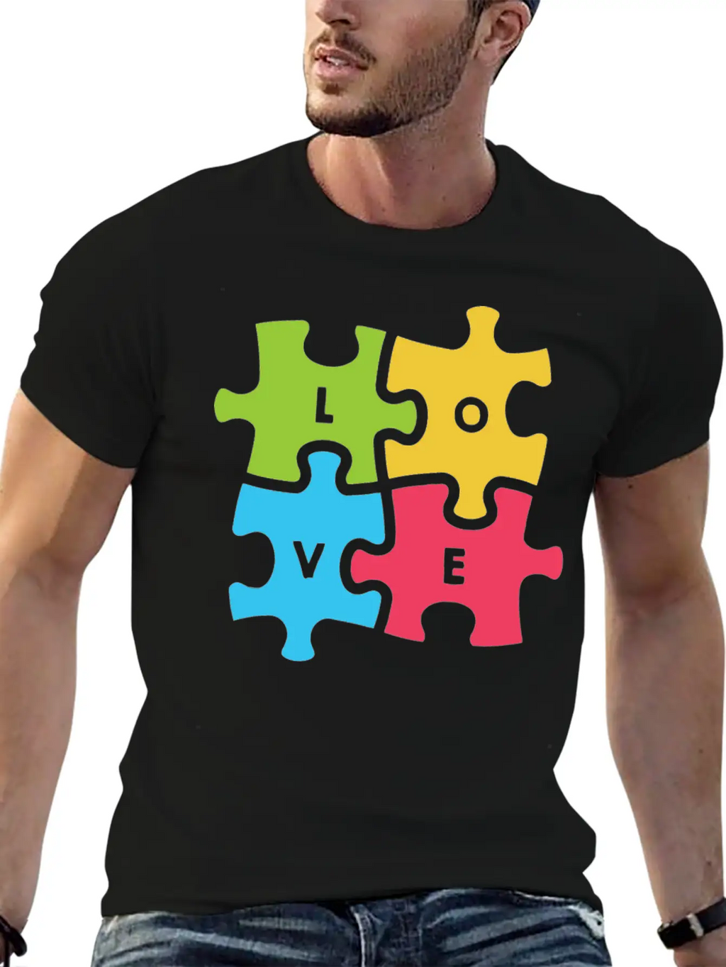Autism Awareness Day Breathable Graphic T-Shirt – Perfect For Casual Days
