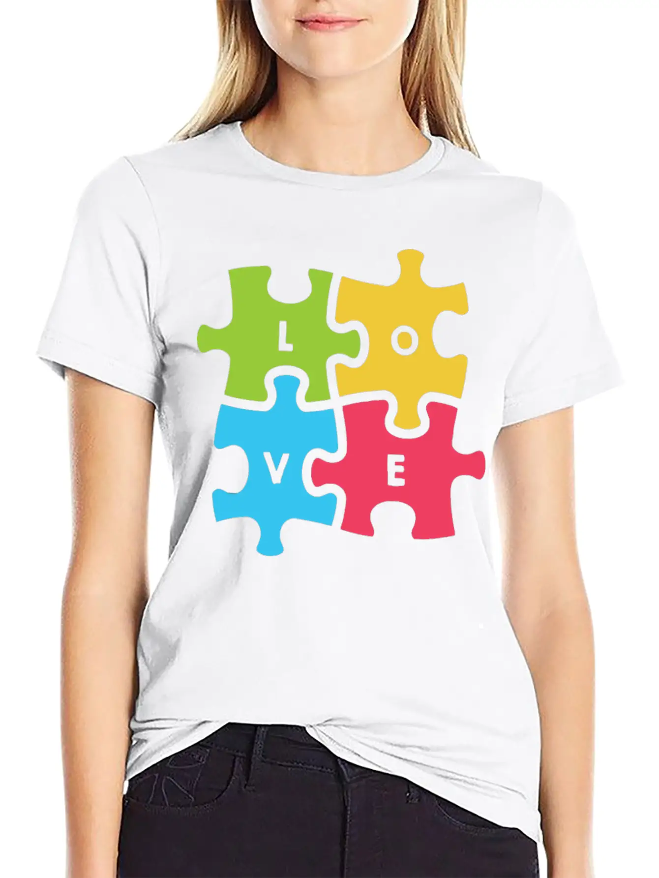 Autism Awareness Day Breathable Graphic T-Shirt – Perfect For Casual Days