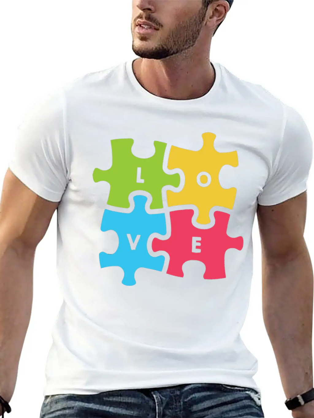 Autism Awareness Day Breathable Graphic T-Shirt – Perfect For Casual Days