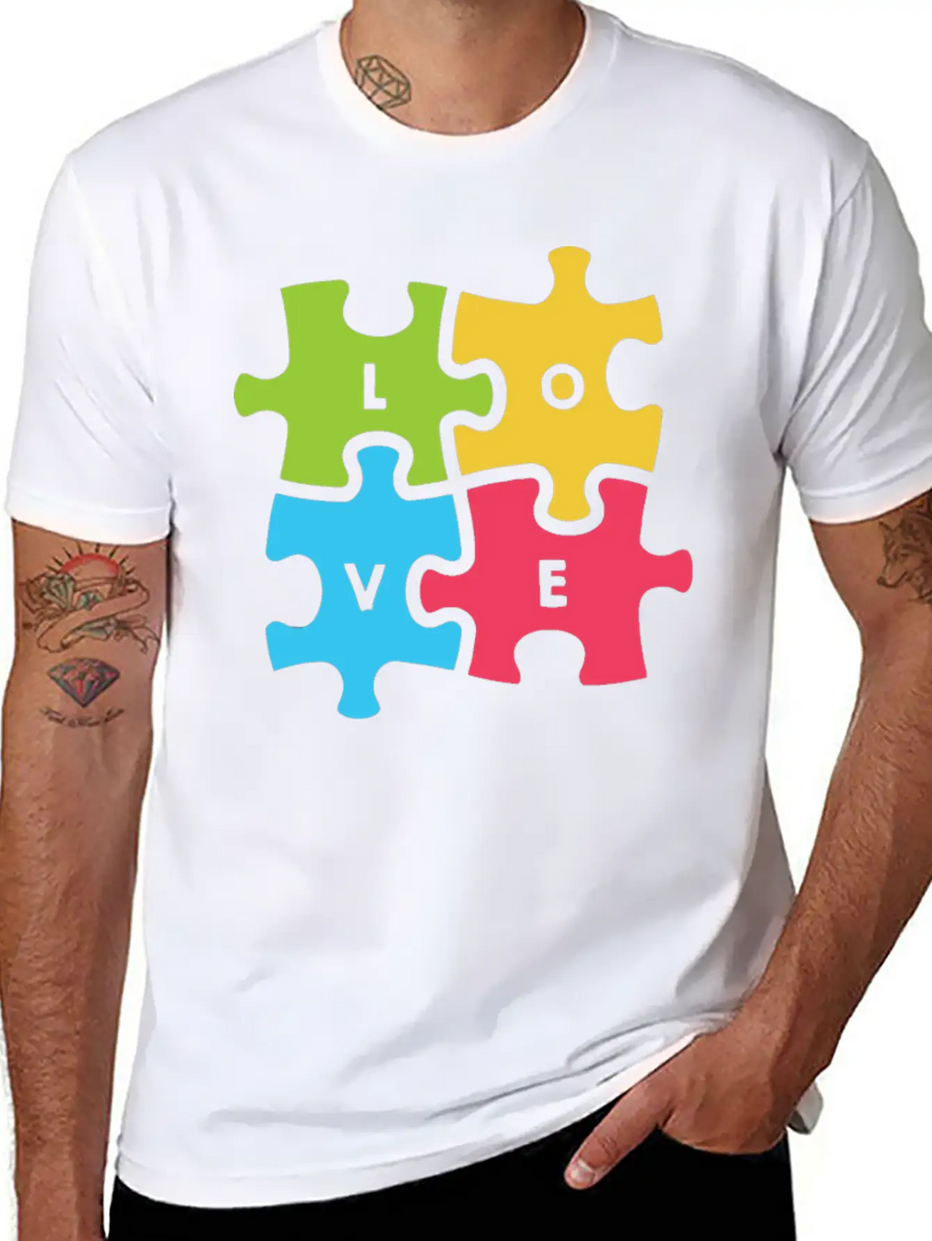 Autism Awareness Day Breathable Graphic T-Shirt – Perfect For Casual Days