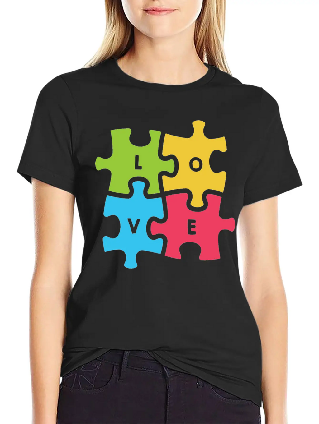 Autism Awareness Day Breathable Graphic T-Shirt – Perfect For Casual Days