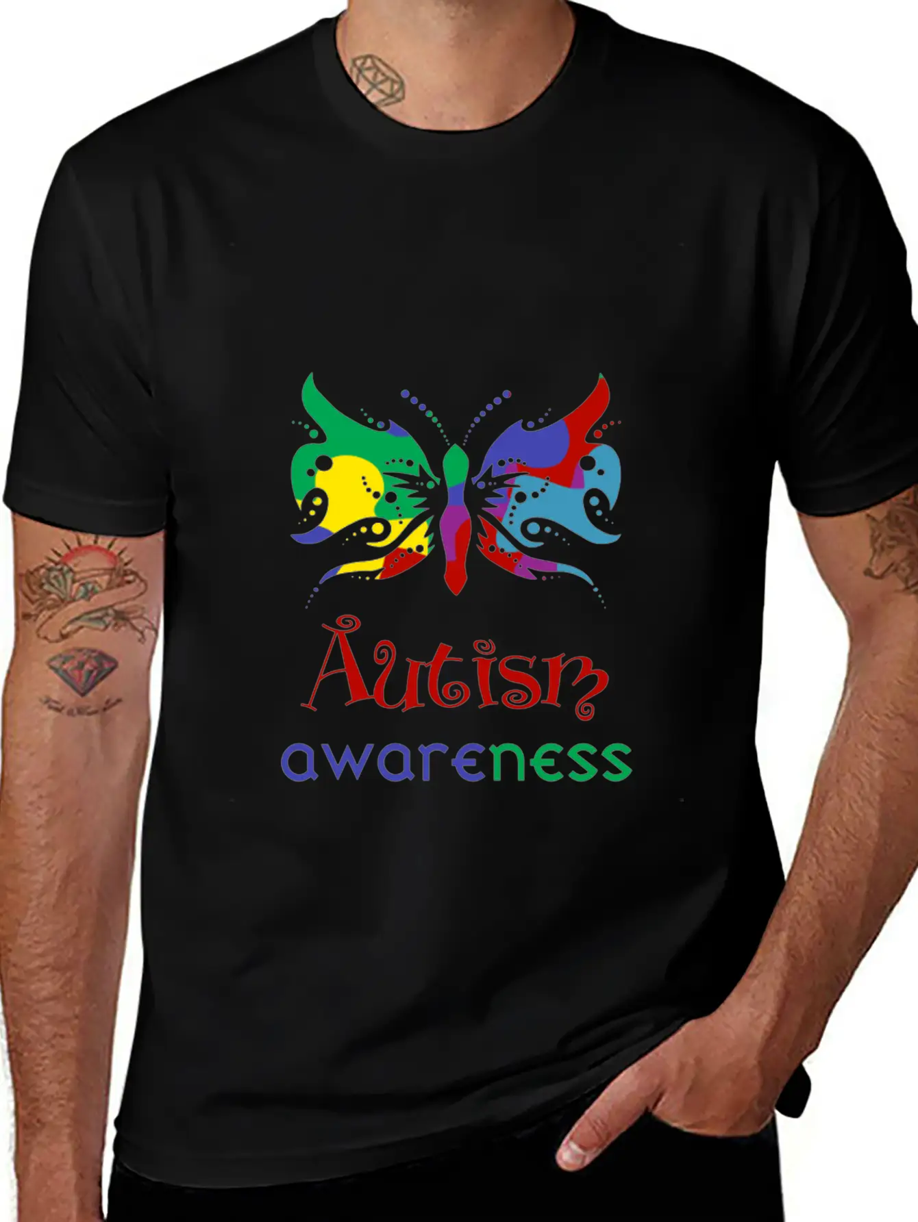 Autism Awareness Relaxed Everyday Tee – Lightweight And Durable Cotton