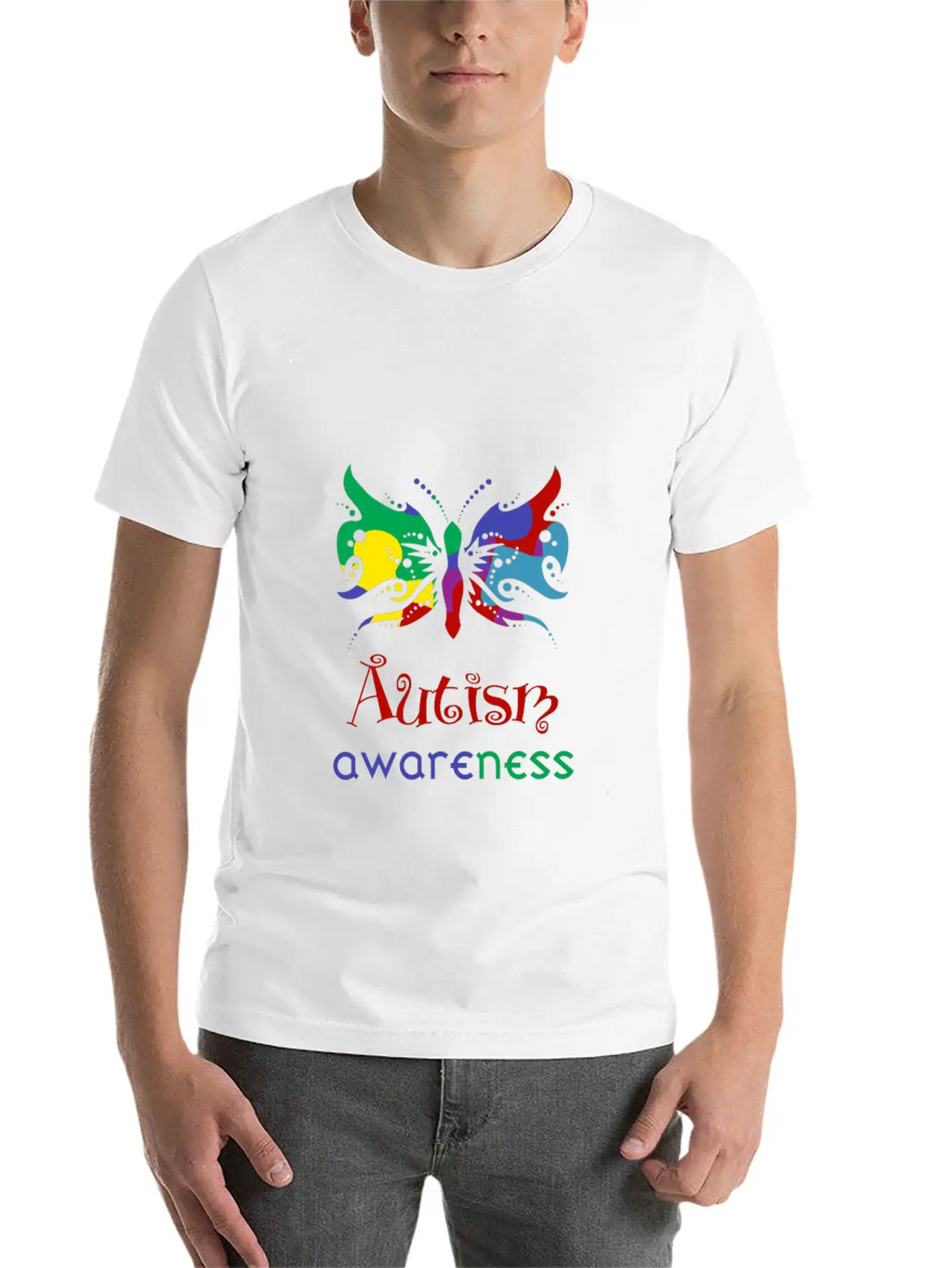 Autism Awareness Relaxed Everyday Tee – Lightweight And Durable Cotton