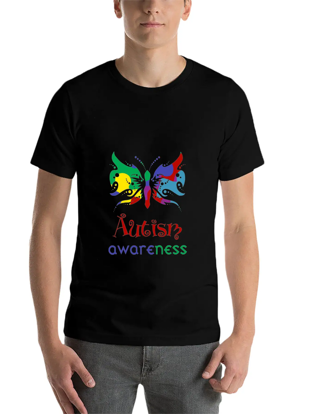 Autism Awareness Relaxed Everyday Tee – Lightweight And Durable Cotton