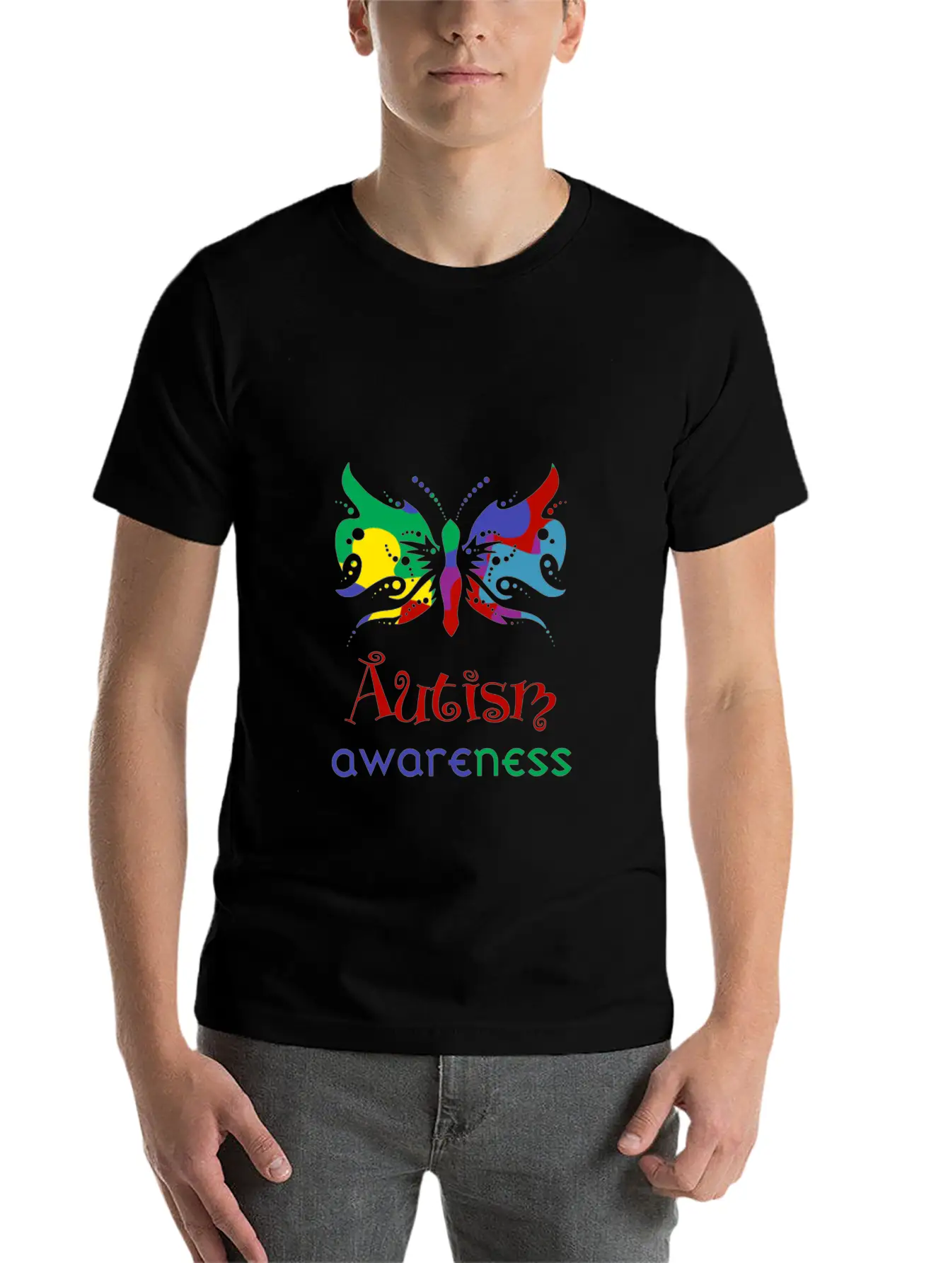 Autism Awareness Relaxed Everyday Tee – Lightweight And Durable Cotton