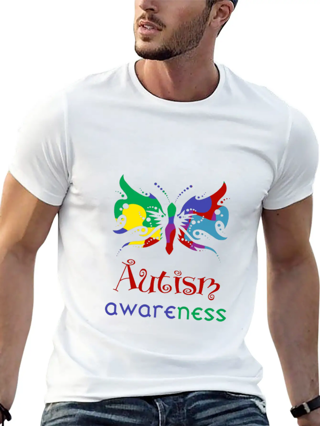 Autism Awareness Relaxed Everyday Tee – Lightweight And Durable Cotton