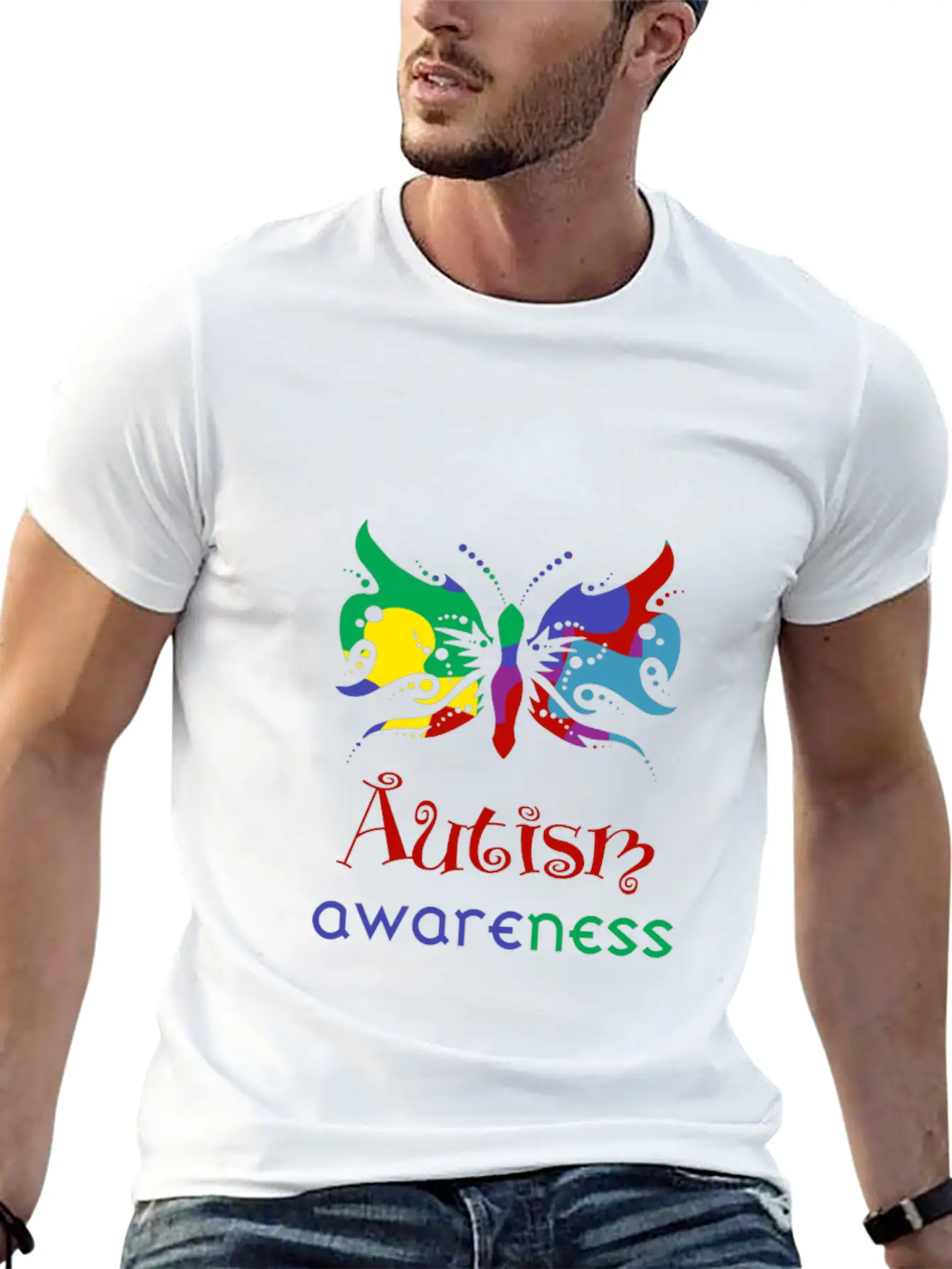Autism Awareness Relaxed Everyday Tee – Lightweight And Durable Cotton