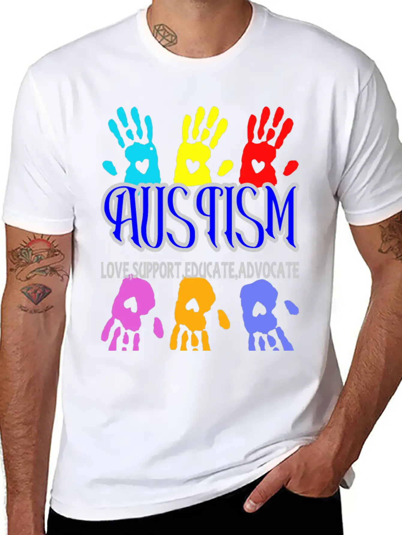 Autism26 Awareness Timeless Short Sleeve Tee – Comfy And Minimalist Design