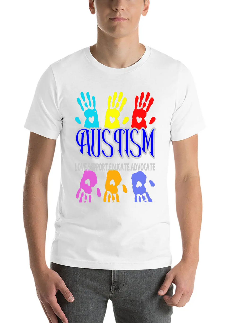 Autism26 Awareness Timeless Short Sleeve Tee – Comfy And Minimalist Design