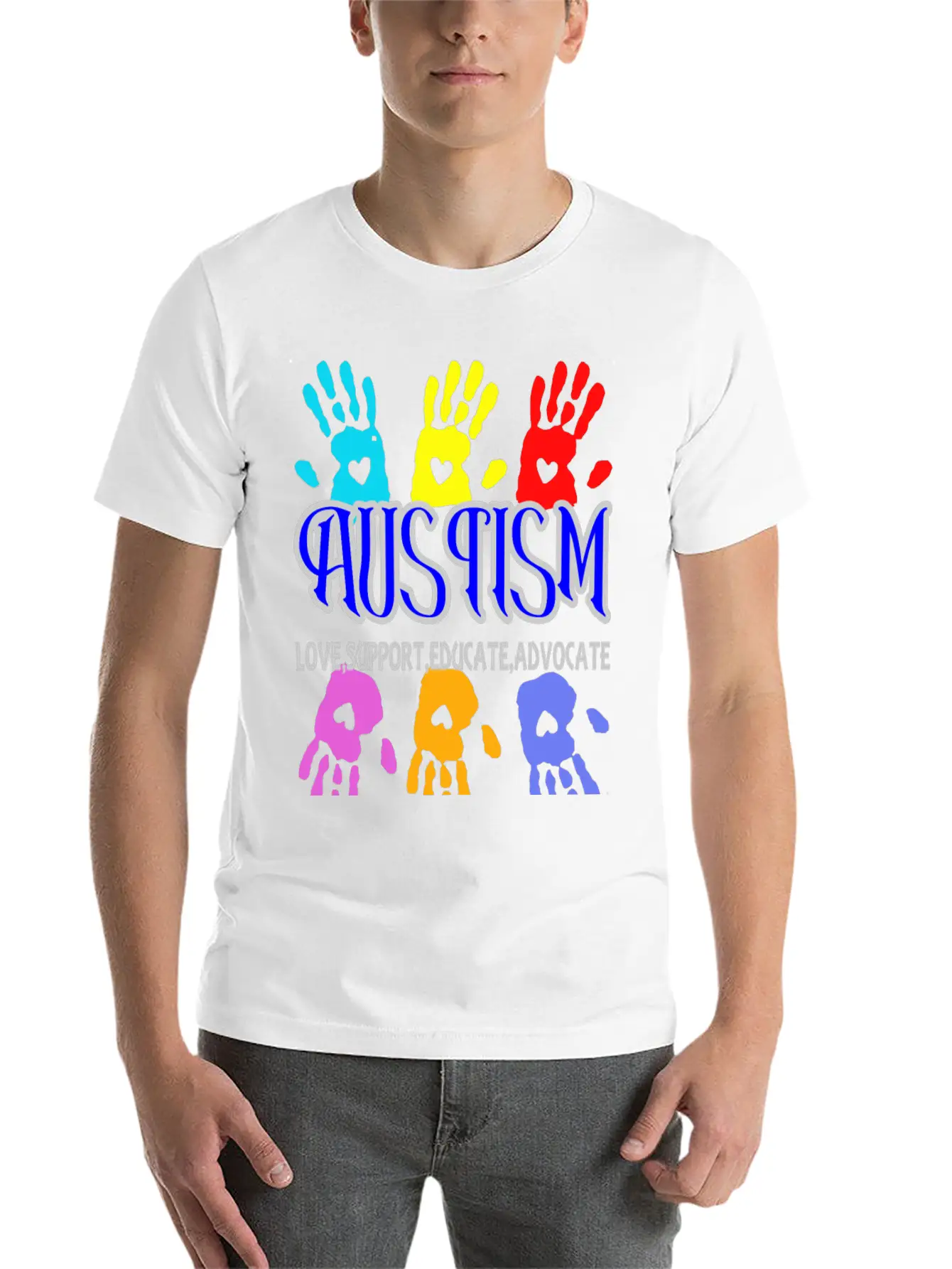Autism26 Awareness Timeless Short Sleeve Tee – Comfy And Minimalist Design
