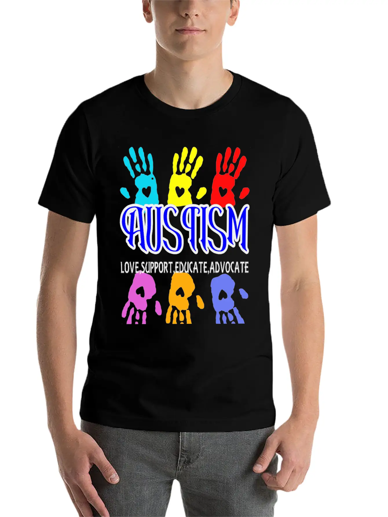 Autism26 Awareness Timeless Short Sleeve Tee – Comfy And Minimalist Design