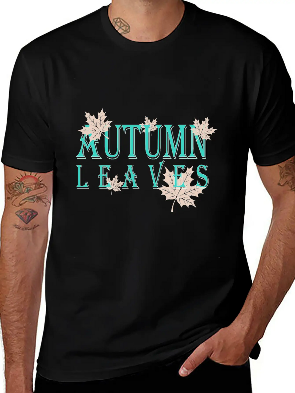 Autumn Leaves, The Beginning Of Autumn Classic Cotton Tee – Unisex Comfort For Any Season