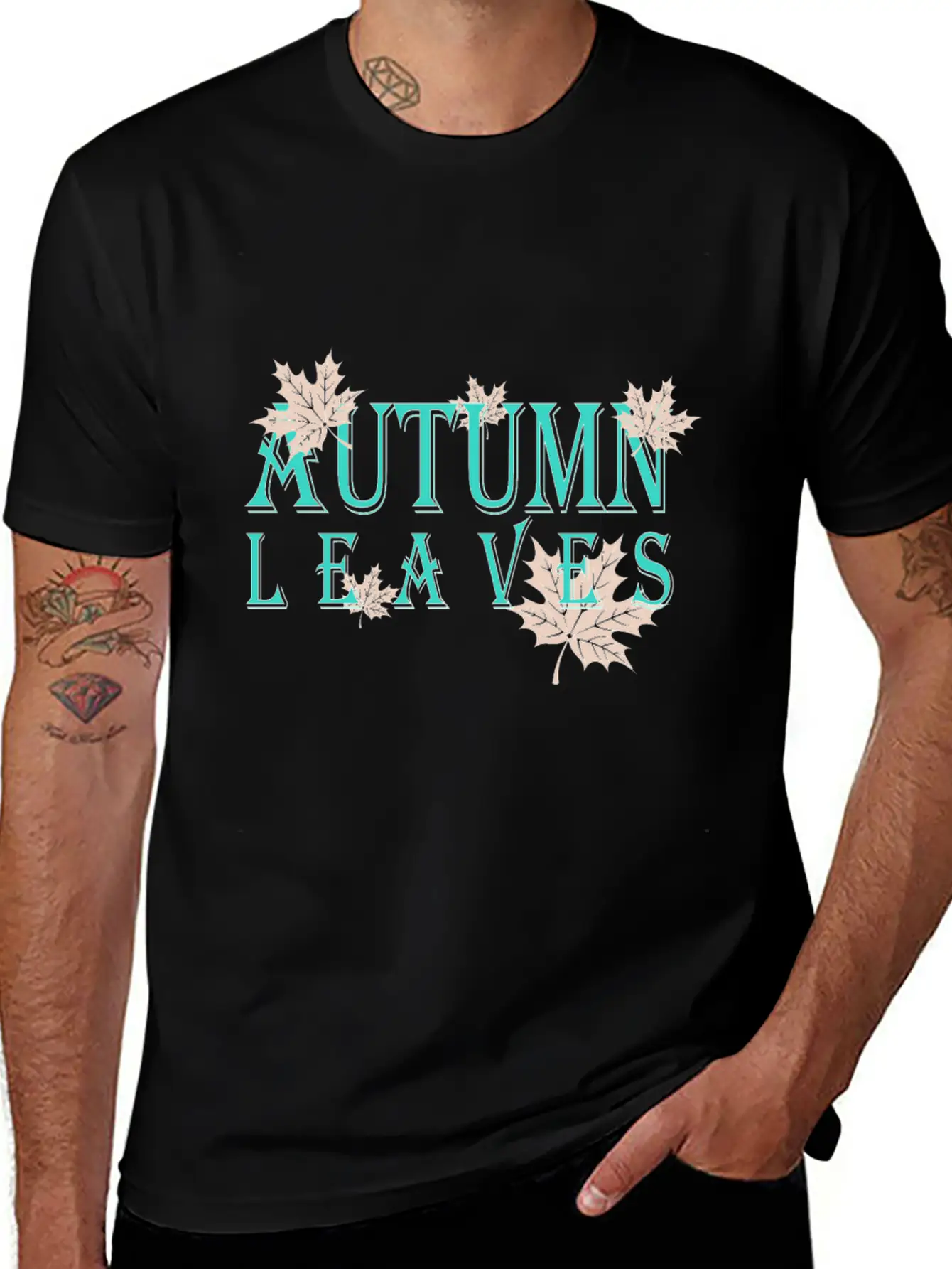 Autumn Leaves, The Beginning Of Autumn Classic Cotton Tee – Unisex Comfort For Any Season