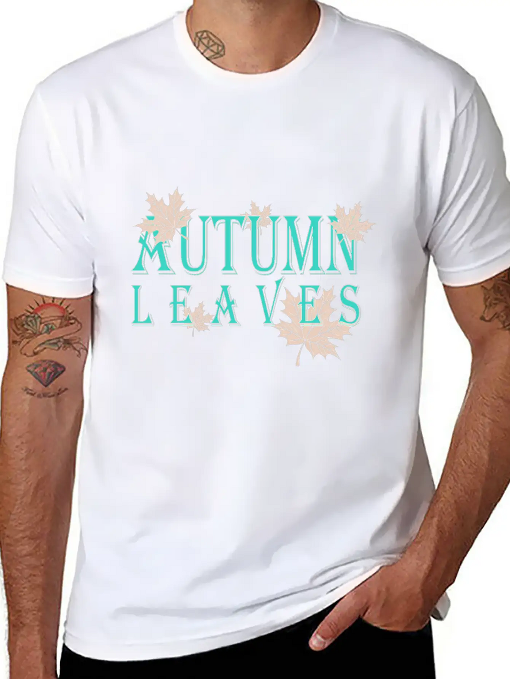 Autumn Leaves, The Beginning Of Autumn Classic Cotton Tee – Unisex Comfort For Any Season