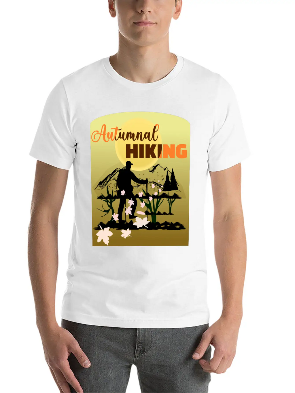 Autumnal Hiking | Autumn Hiking Timeless Short Sleeve Tee – Comfy And Minimalist Design