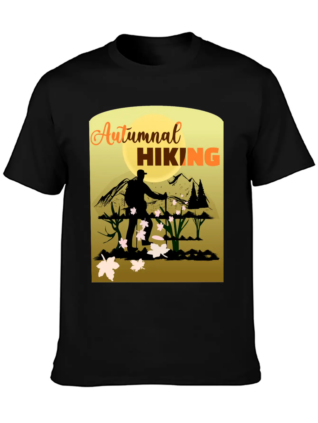Autumnal Hiking | Autumn Hiking Timeless Short Sleeve Tee – Comfy And Minimalist Design