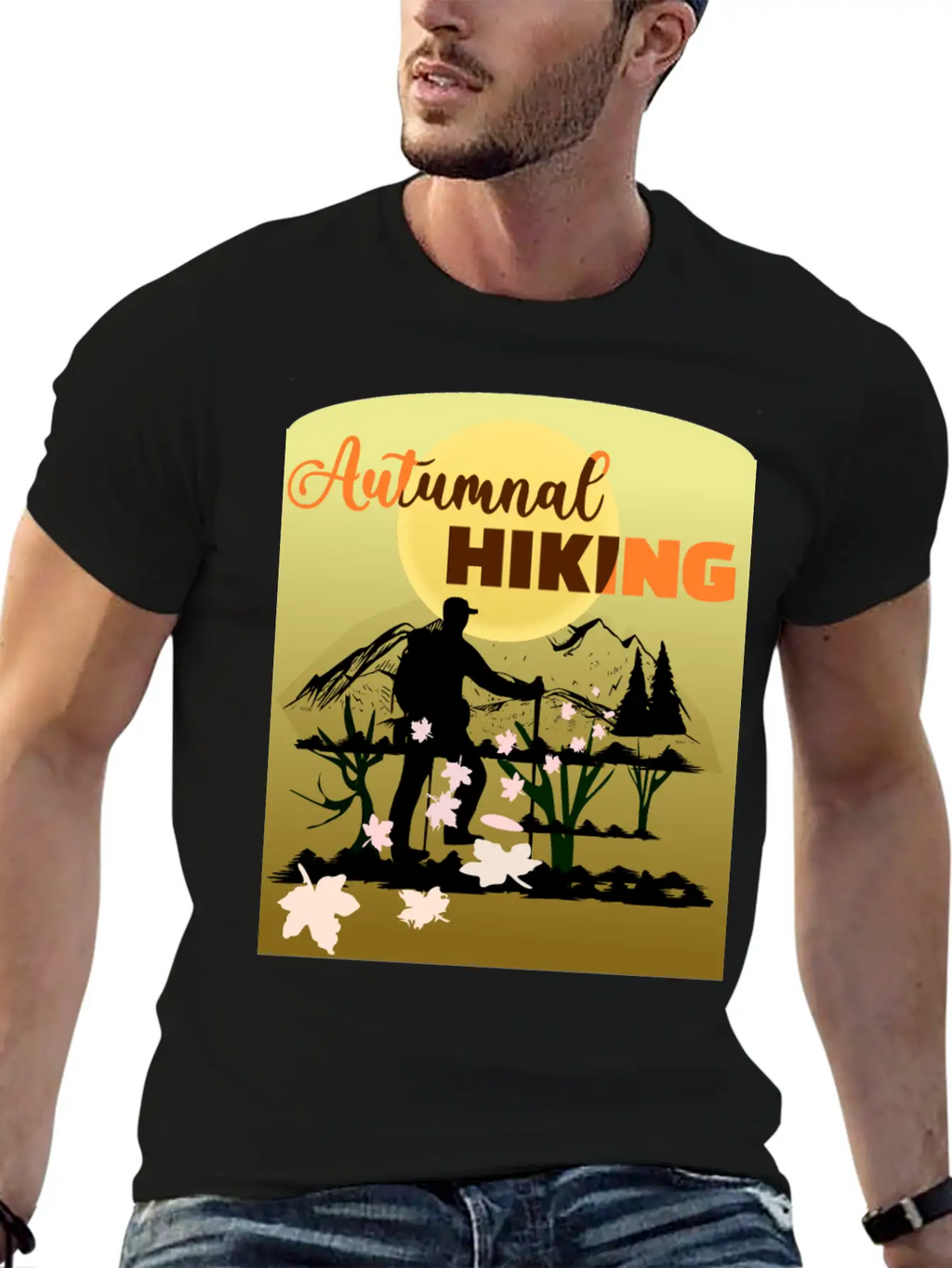 Autumnal Hiking | Autumn Hiking Timeless Short Sleeve Tee – Comfy And Minimalist Design