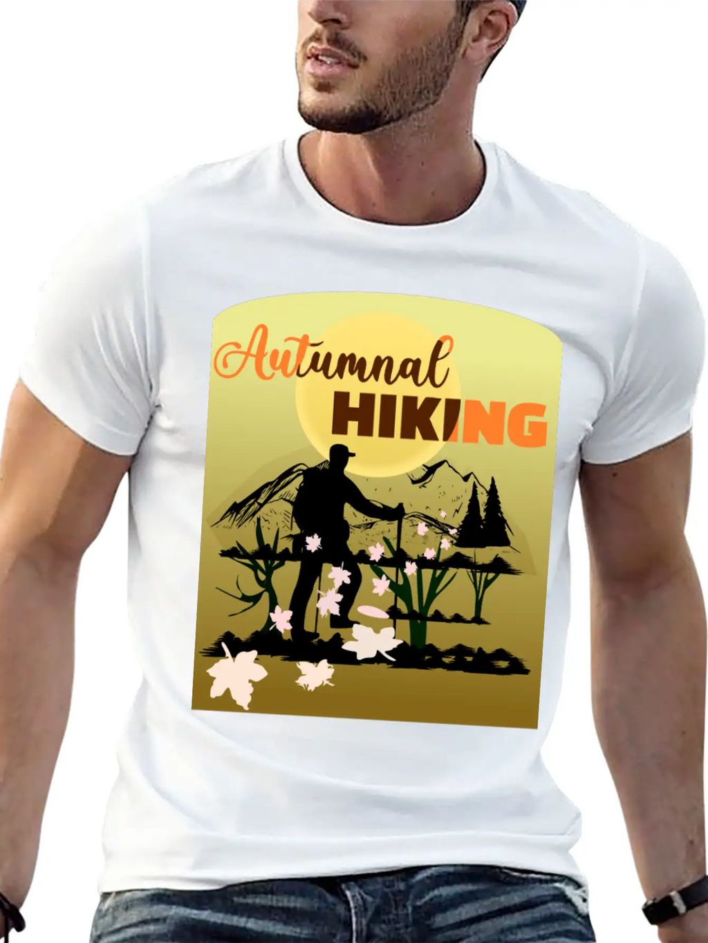 Autumnal Hiking | Autumn Hiking Timeless Short Sleeve Tee – Comfy And Minimalist Design