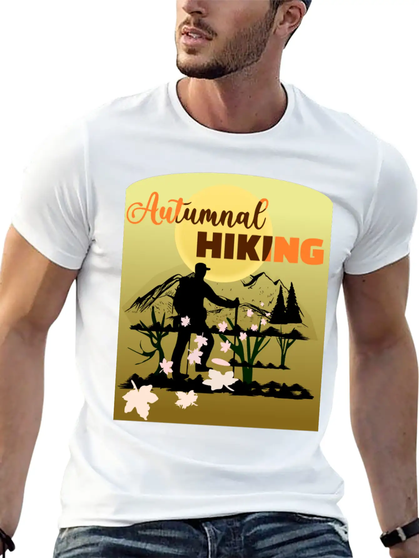 Autumnal Hiking | Autumn Hiking Timeless Short Sleeve Tee – Comfy And Minimalist Design