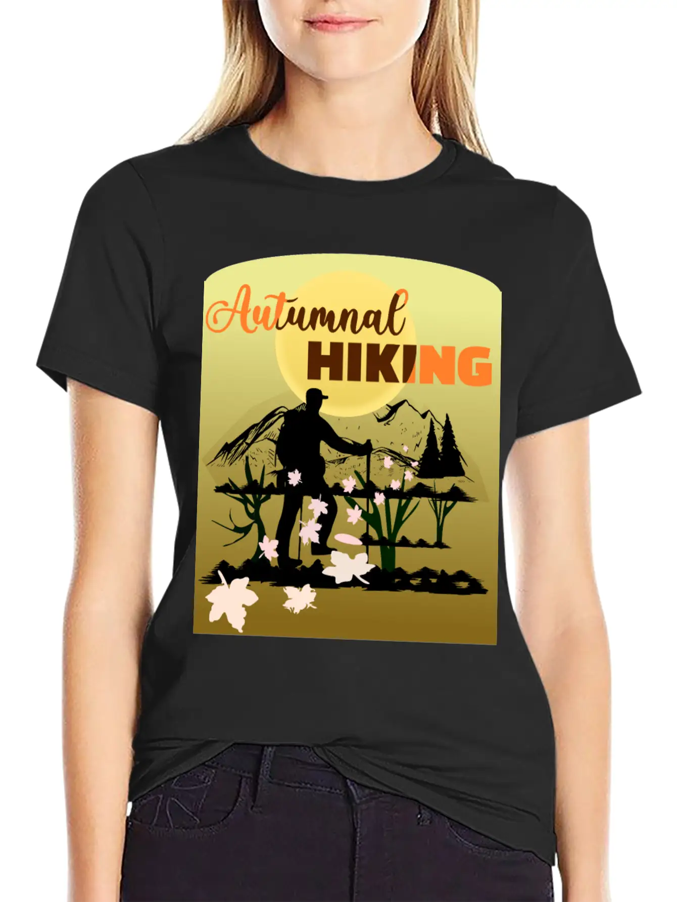 Autumnal Hiking | Autumn Hiking Timeless Short Sleeve Tee – Comfy And Minimalist Design