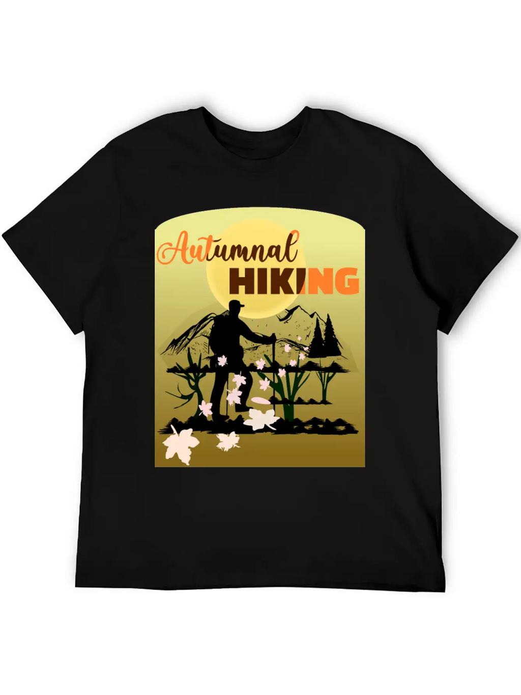 Autumnal Hiking | Autumn Hiking Timeless Short Sleeve Tee – Comfy And Minimalist Design