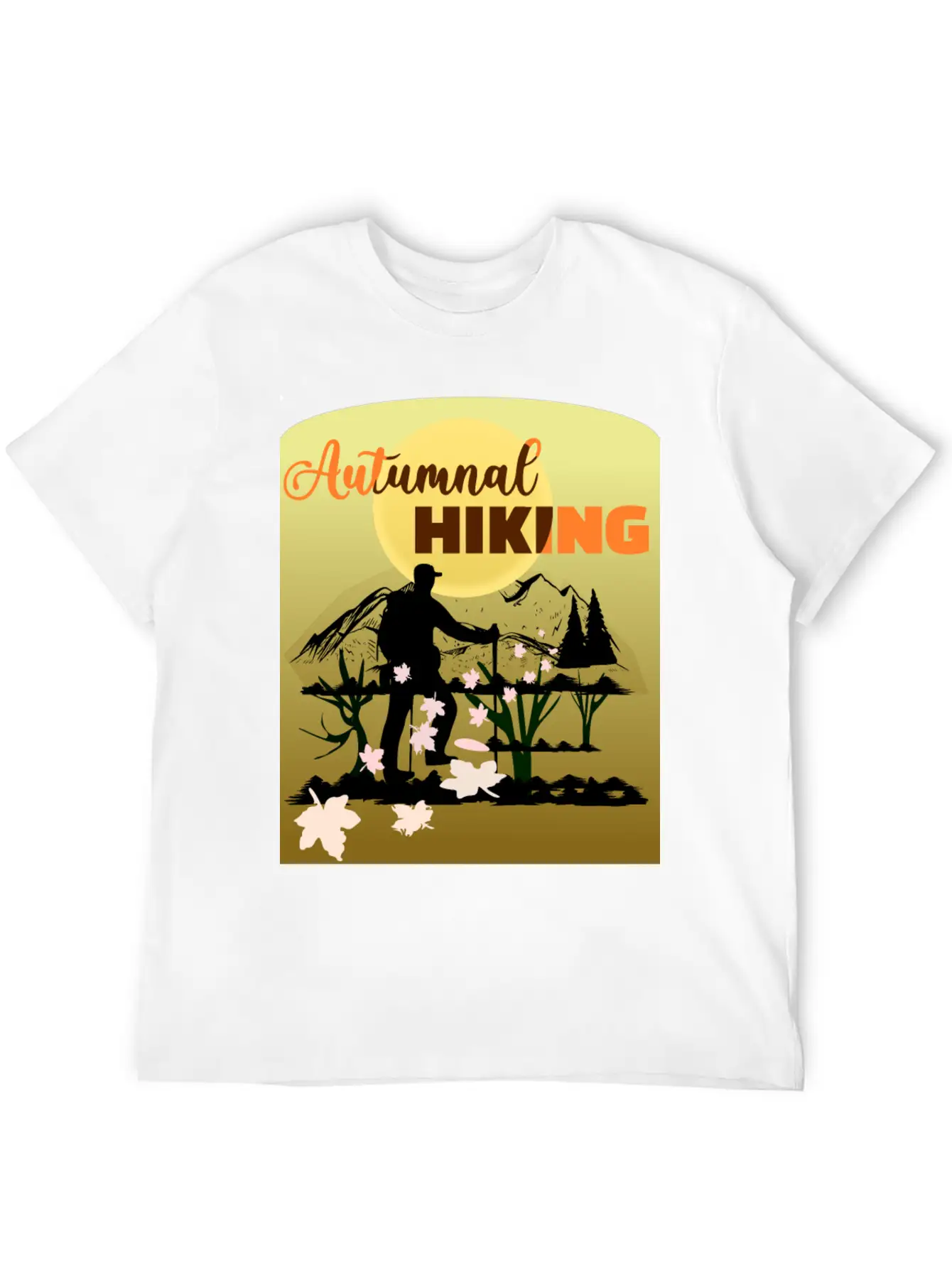 Autumnal Hiking | Autumn Hiking Timeless Short Sleeve Tee – Comfy And Minimalist Design