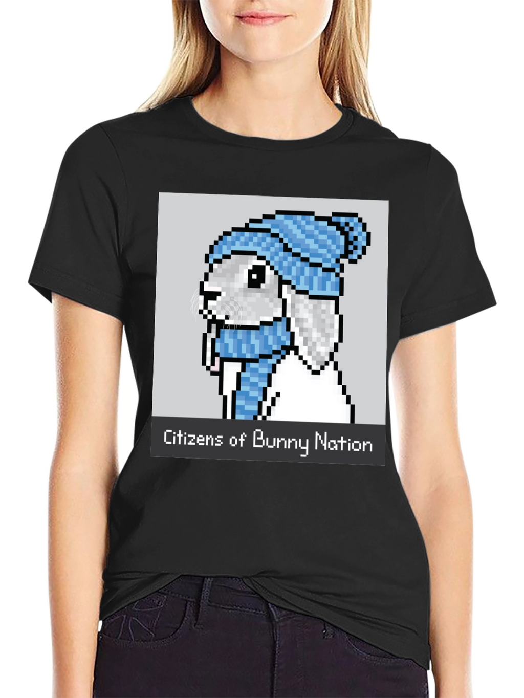 Citizens of Bunny Nation Black T-Shirt