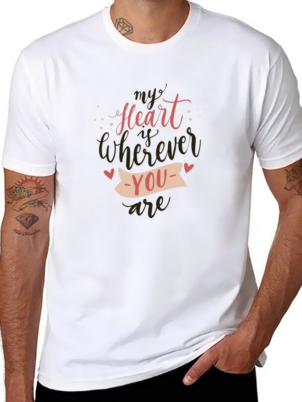My Heart Is Wherever You Are - Graphic Tee