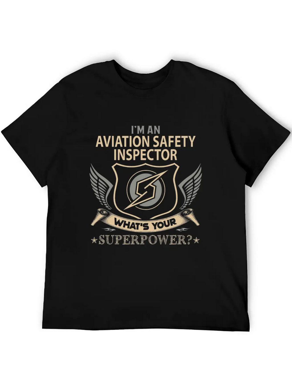 Aviation Safety Inspector T Shirt - Superpower Job Timeless Short Sleeve Tee – Comfy And Minimalist Design