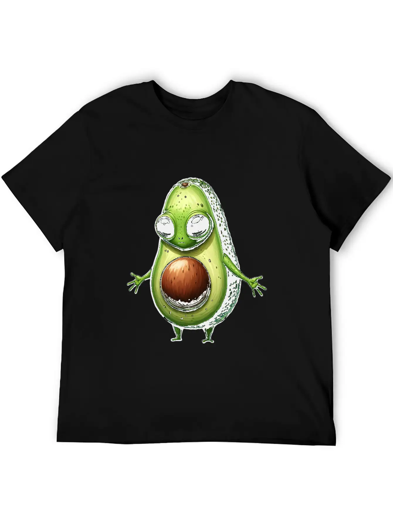 Avocado Alien Essential Cotton Tee For Daily Outfits – Unisex Style