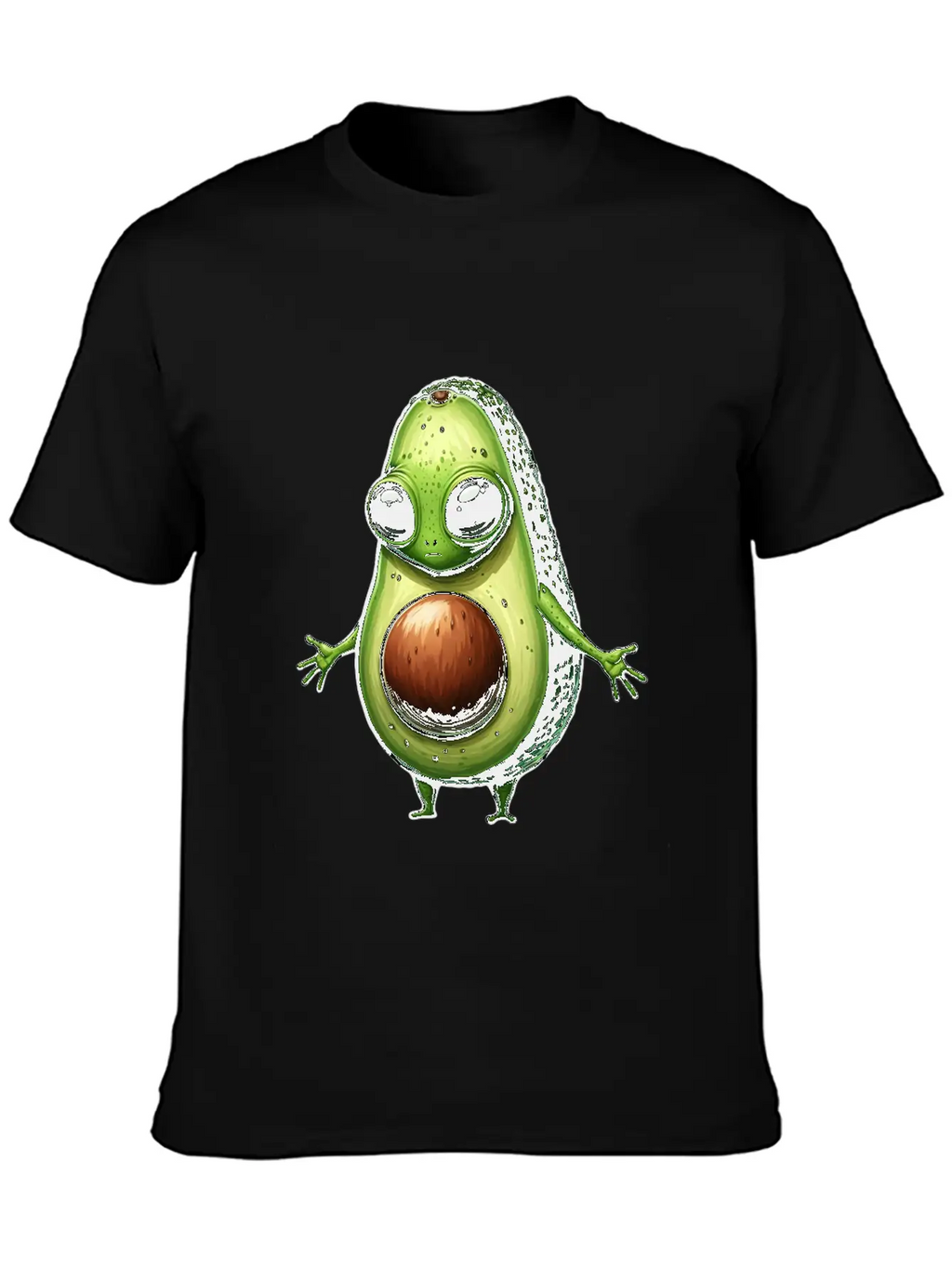 Avocado Alien Essential Cotton Tee For Daily Outfits – Unisex Style