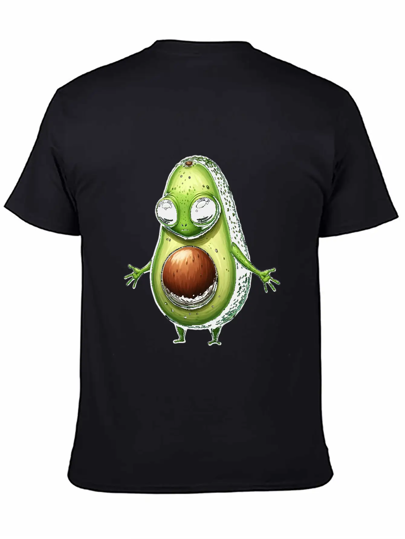 Avocado Alien Essential Cotton Tee For Daily Outfits – Unisex Style
