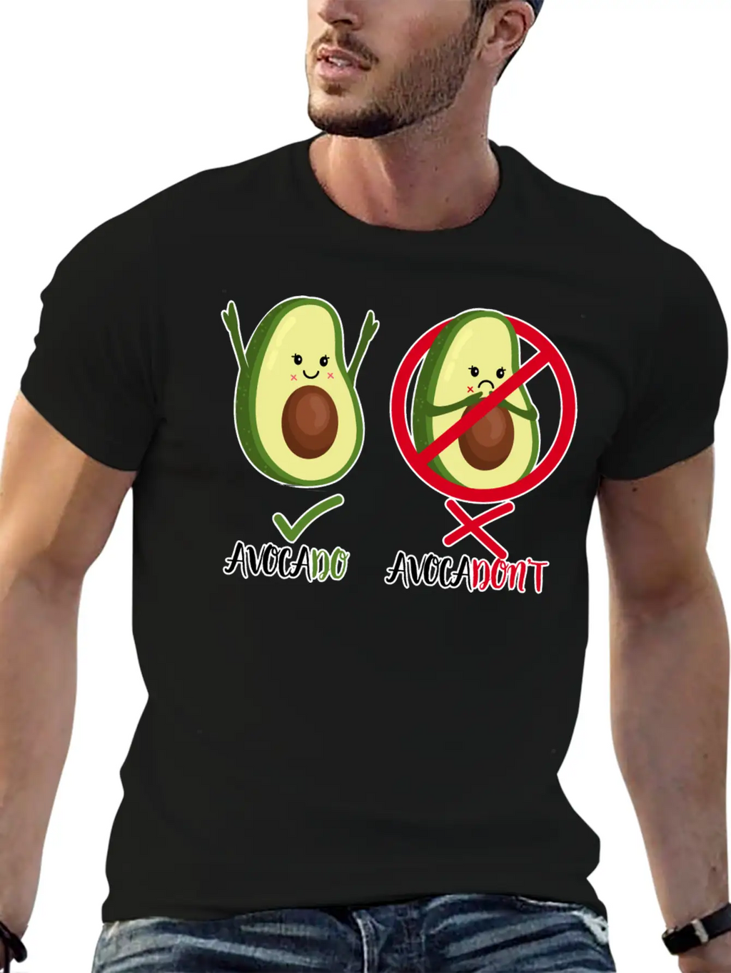 Avocado - Avocadon't - Motivational Quote Positive Classic Cotton Tee – Unisex Comfort For Any Season