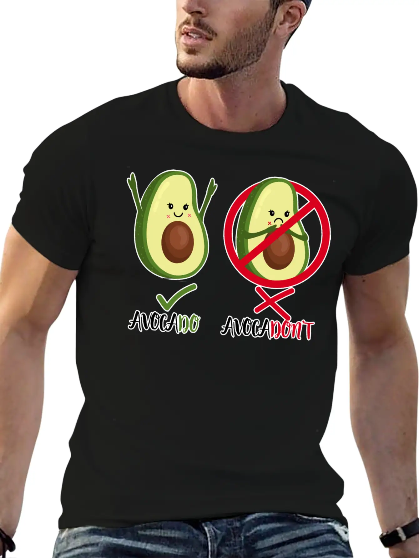 Avocado - Avocadon't - Motivational Quote Positive Classic Cotton Tee – Unisex Comfort For Any Season