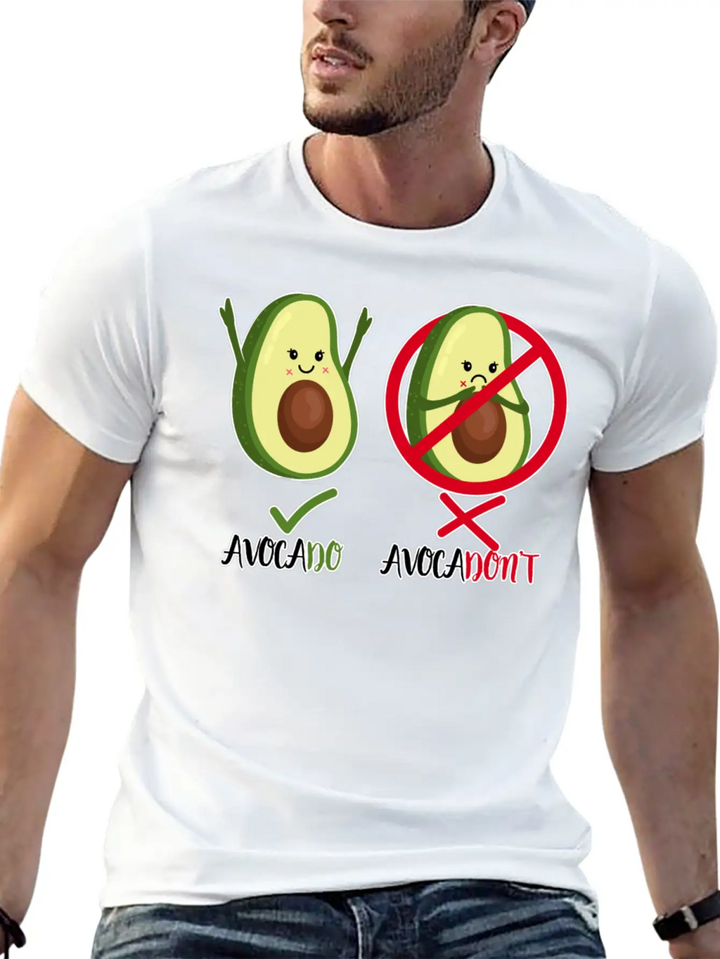 Avocado - Avocadon't - Motivational Quote Positive Classic Cotton Tee – Unisex Comfort For Any Season